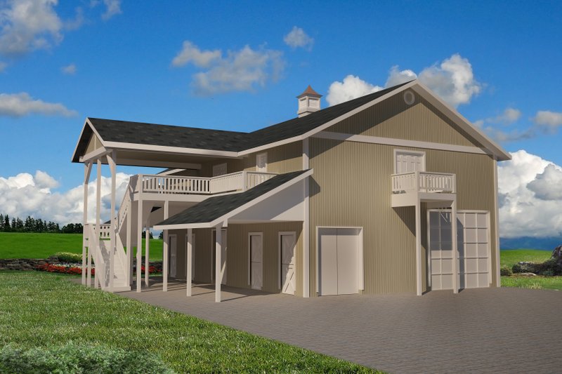 Dream House Plan - Country Photo Plan #117-661