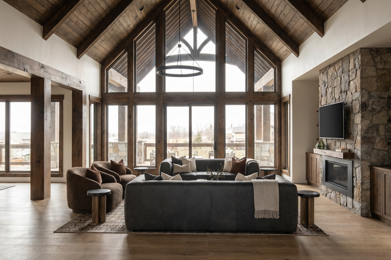 House Blueprint - Interior - Family Room for Craftsman House Plan #923-512 - 5 bed, 4.5 bath