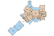 Country Style House Plan - 5 Beds 5.5 Baths 4595 Sq/Ft Plan #923-39 