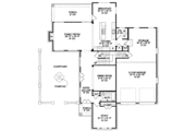 European Style House Plan - 4 Beds 4 Baths 2688 Sq/Ft Plan #20-984 