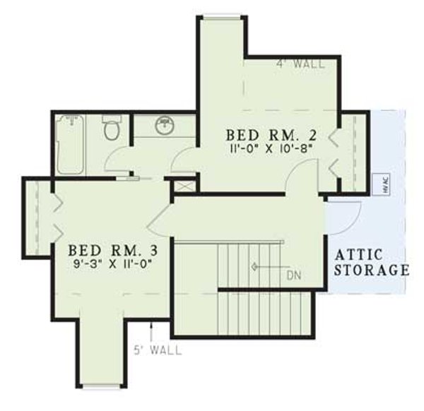 Dream House Plan - European Floor Plan - Upper Floor Plan #17-268