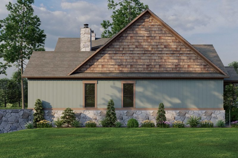 House Plan Design - Exterior - Other Elevation 1 for Craftsman House Plan #17-3429 - 4 bed, 5.5 bath