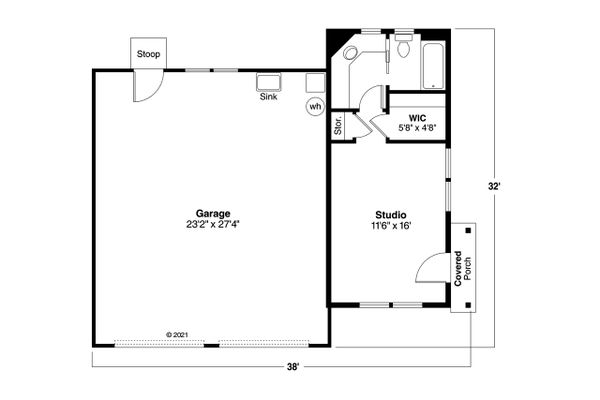 Home Plan - Traditional Floor Plan - Main Floor Plan #124-790