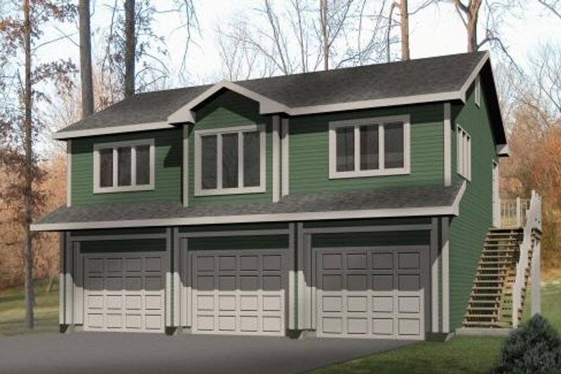 Dream House Plan - Traditional Exterior - Front Elevation Plan #22-402