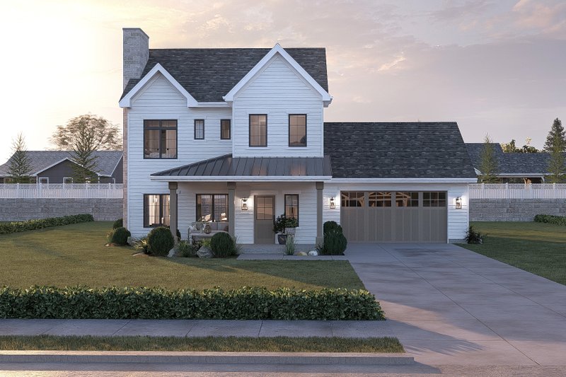 Architectural House Design - Exterior - Other Elevation 3 for Traditional House Plan #455-741 - 3 bed, 2.5 bath