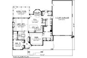 Craftsman Style House Plan - 4 Beds 3.5 Baths 3045 Sq/Ft Plan #70-1106 