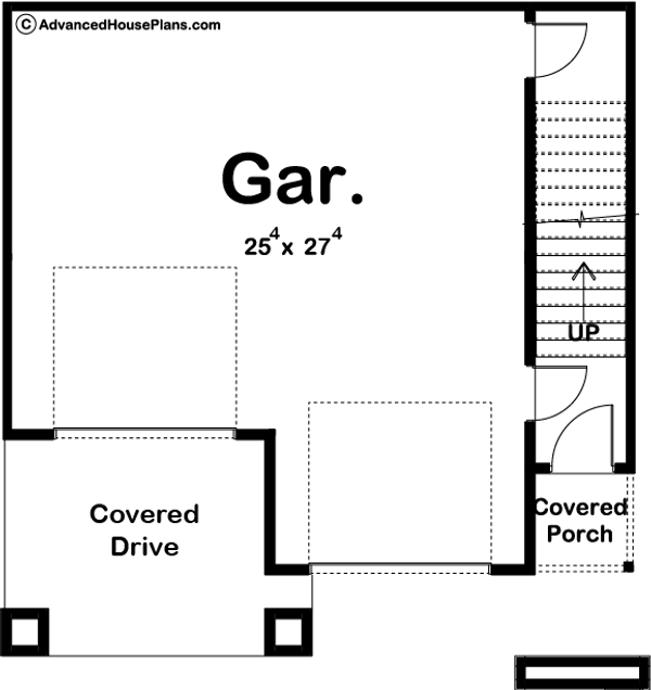 House Blueprint - Modern Floor Plan - Main Floor Plan #455-298