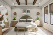 Mediterranean Style House Plan - 4 Beds 3.5 Baths 2987 Sq/Ft Plan #455-566 