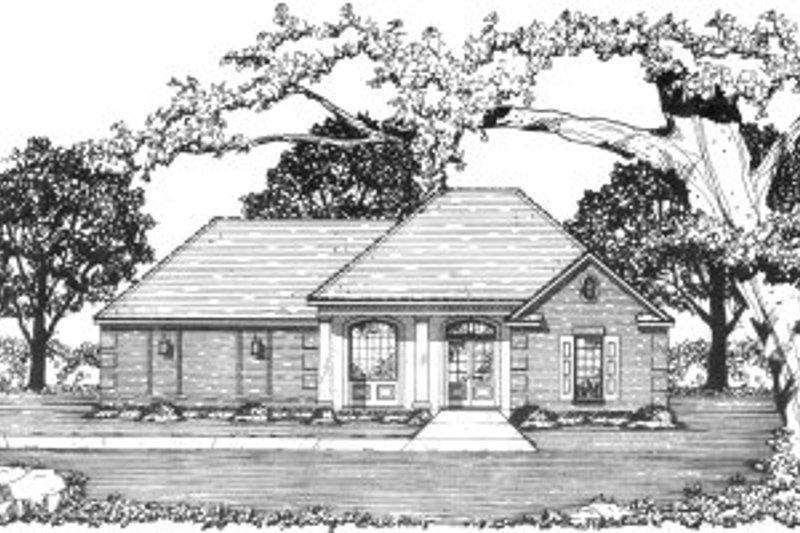 Cottage Style House Plan - 3 Beds 2 Baths 1281 Sq/Ft Plan #36-304