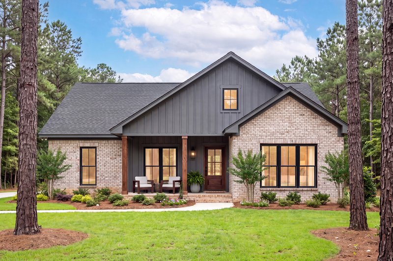 Architectural House Design - Exterior - Front Elevation 13 for Farmhouse House Plan #430-445 - 3 bed, 2 bath