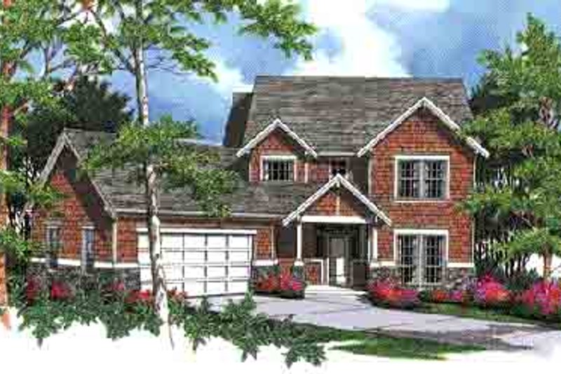 Home Plan - Craftsman Exterior - Front Elevation Plan #48-213