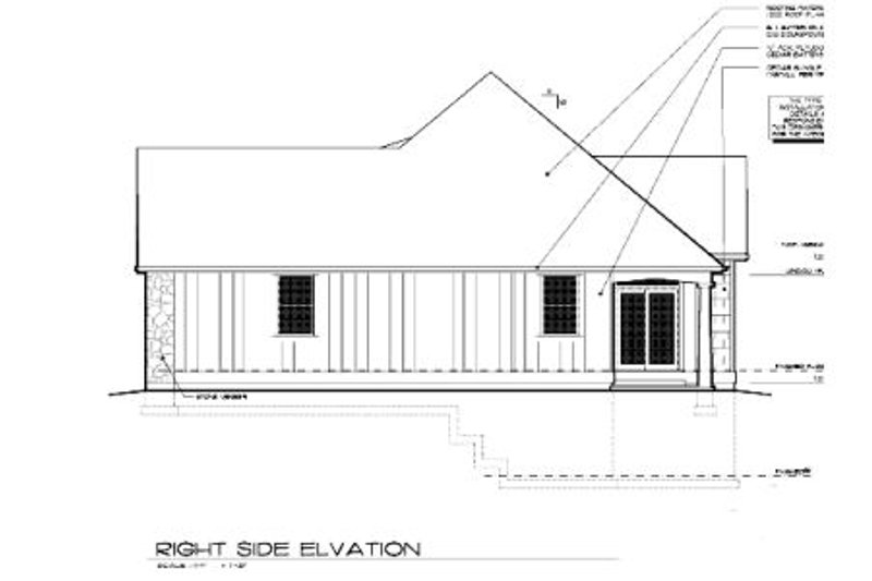 Architectural House Design - Exterior - Other Elevation for Craftsman House Plan #48-103 - 2 bed, 2 bath