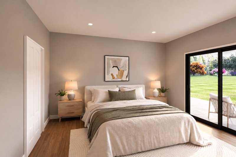 Home Plan - Interior - Master Bedroom for Modern House Plan #1064-498 - 3 bed, 2 bath