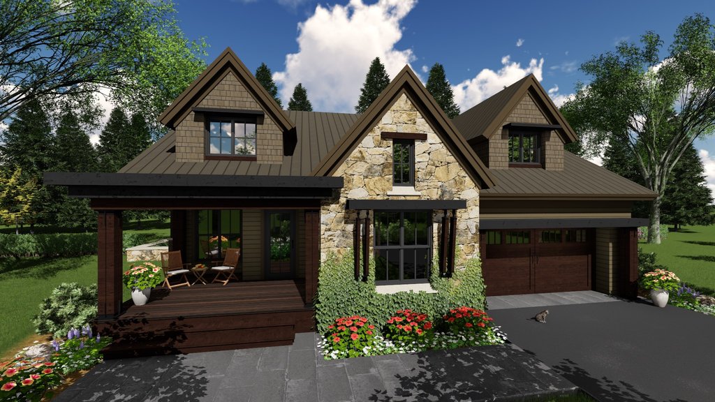 Contemporary Style House Plan 3 Beds 3 Baths 2500 Sq Ft 