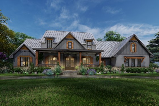 Exterior - Other Elevation 9 for Farmhouse House Plan #120-277 - 3 bed, 2.5 bath