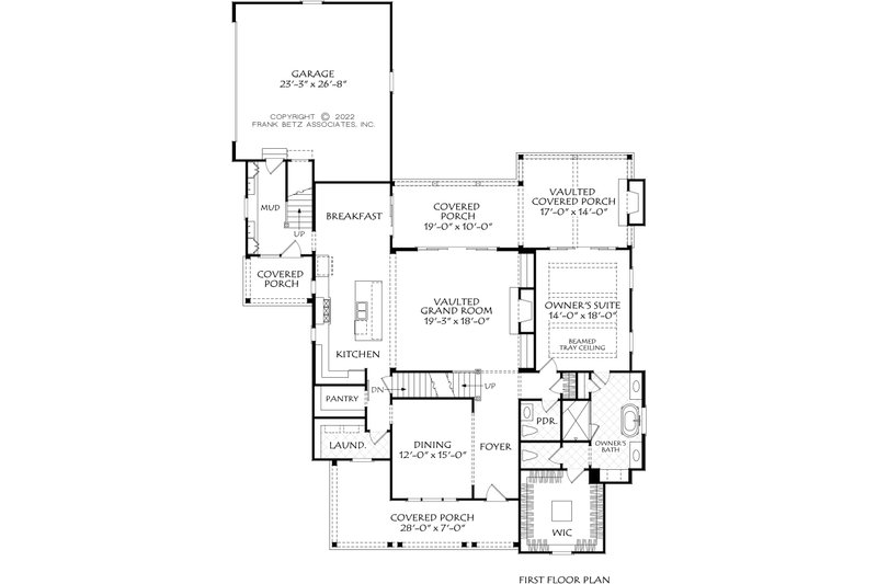Dream House Plan - Floor Plan - Main Floor for Traditional House Plan #927-1034 - 4 bed, 3.5 bath