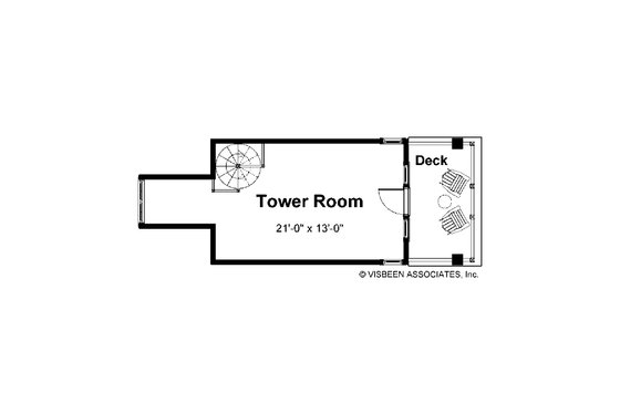 Floor Plan - Other Floor for Craftsman House Plan #928-7 - 3 bed, 3 bath