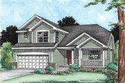 Traditional Style House Plan - 3 Beds 3 Baths 1638 Sq/Ft Plan #20-1785 