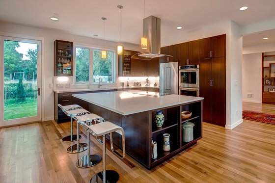 Interior - Kitchen for Contemporary House Plan #1042-19 - 4 bed, 3.5 bath