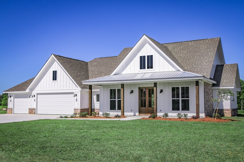 Architectural House Design - Farmhouse Exterior - Front Elevation Plan #430-258