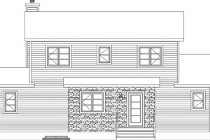Exterior - Front Elevation for Cottage House Plan #23-2711 - 3 bed, 2 bath