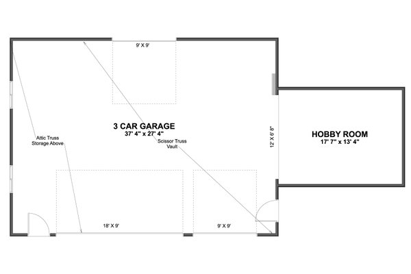 Home Plan - Traditional Floor Plan - Main Floor Plan #1060-480