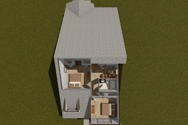 Cottage Floor Plan - Upper Floor Plan #513-2392