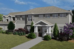 Craftsman Exterior - Front Elevation Plan #1060-53