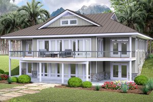 Beach Exterior - Other Elevation Plan #932-1142