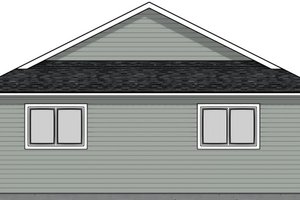 Exterior - Rear Elevation for Colonial House Plan #126-231 - 3 bed, 2 bath