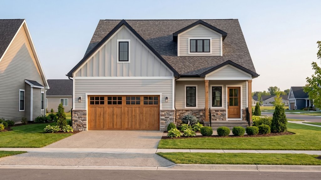 Exterior - Front Elevation 2 for Farmhouse House Plan #455-780 - 3 bed, 2.5 bath