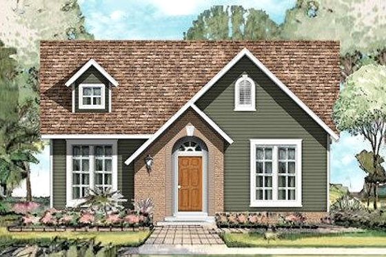 Exterior - Front Elevation for Traditional House Plan #424-188 - 3 bed, 2 bath