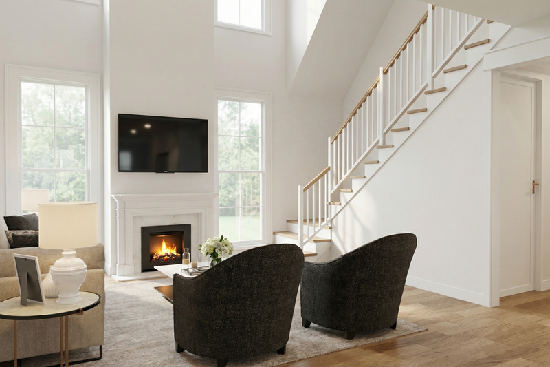 House Blueprint - Interior - Family Room 3 for Farmhouse House Plan #923-484 - 3 bed, 2.5 bath