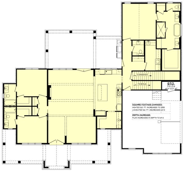Farmhouse Floor Plan - Other Floor Plan #430-418