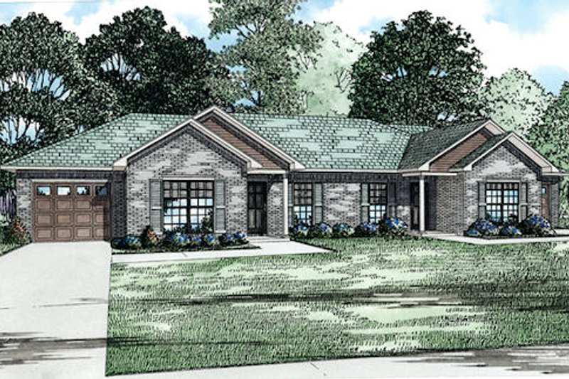 Dream House Plan - Traditional Exterior - Front Elevation Plan #17-2430