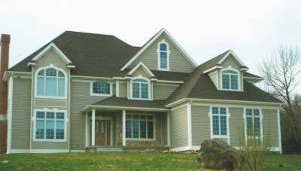 Exterior - Front Elevation 2 for Traditional House Plan #75-149 - 3 bed, 2.5 bath