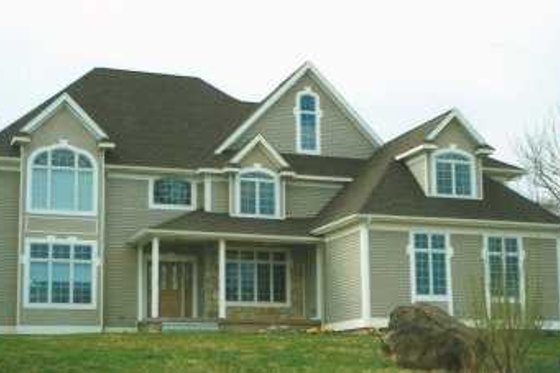 Exterior - Front Elevation for Traditional House Plan #75-149 - 3 bed, 2.5 bath