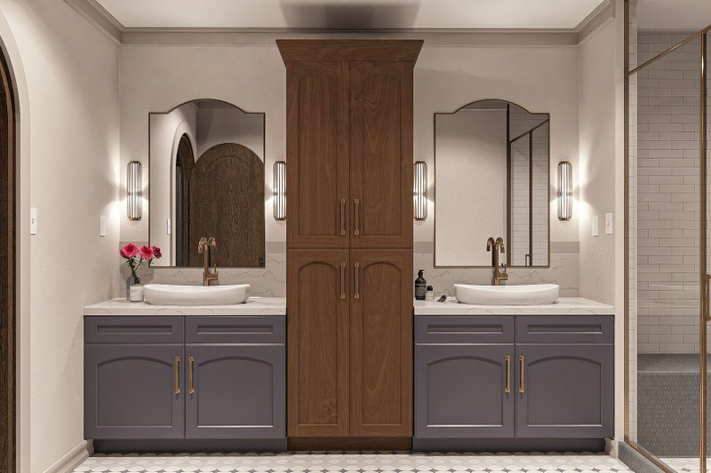 House Design - Interior - Master Bathroom 1 for Tudor House Plan #455-368 - 3 bed, 2.5 bath
