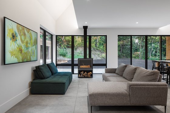 Interior - Family Room 1 for Cabin House Plan #1114-38 - 3 bed, 3 bath