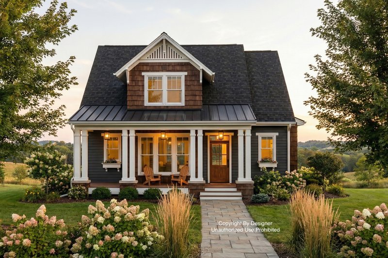 Dream House Plan - Exterior - Front Elevation 2 for Craftsman House Plan #51-1561 - 3 bed, 3.5 bath
