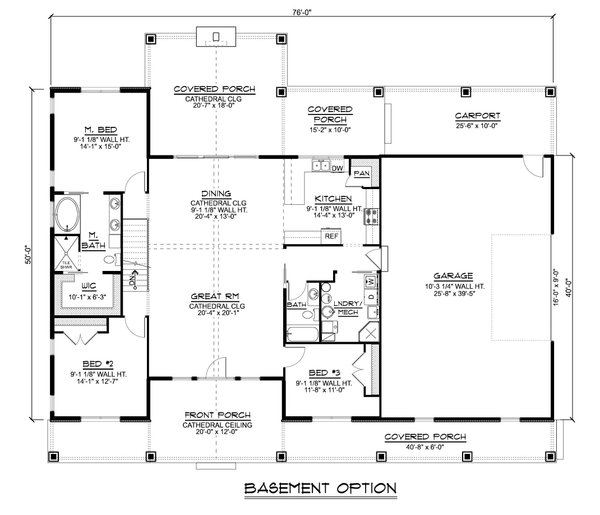 Dream House Plan - Barndominium Floor Plan - Lower Floor Plan #1064-228