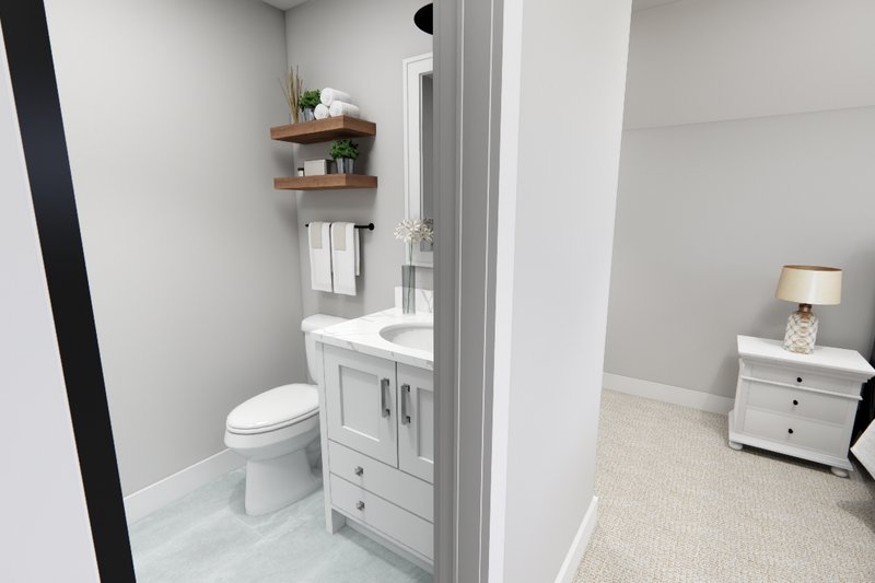 Dream House Plan - Interior - Bathroom 1 for Farmhouse House Plan #51-1265 - 3 bed, 3.5 bath