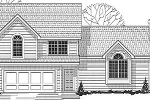 Traditional Exterior - Front Elevation Plan #67-643