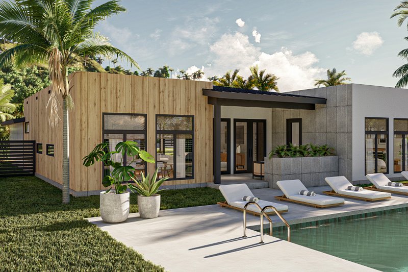 Architectural House Design - Exterior - Other Elevation for Modern House Plan #455-570 - 2 bed, 2 bath