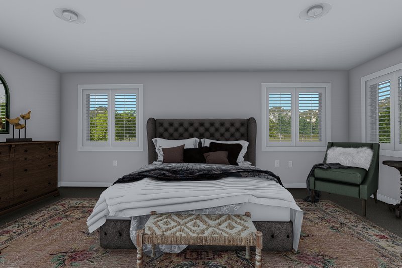 Dream House Plan - Interior - Master Bedroom 1 for Traditional House Plan #1060-8 - 5 bed, 4 bath