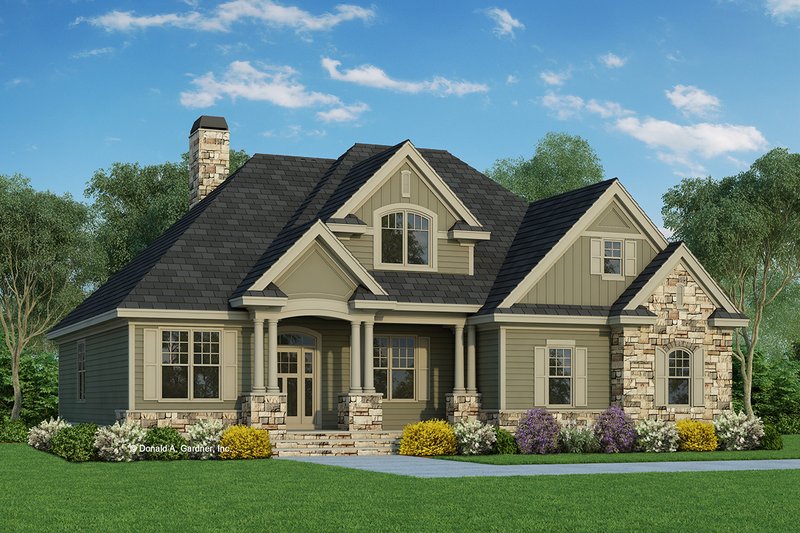 House Plan Design - Traditional Exterior - Front Elevation Plan #929-822