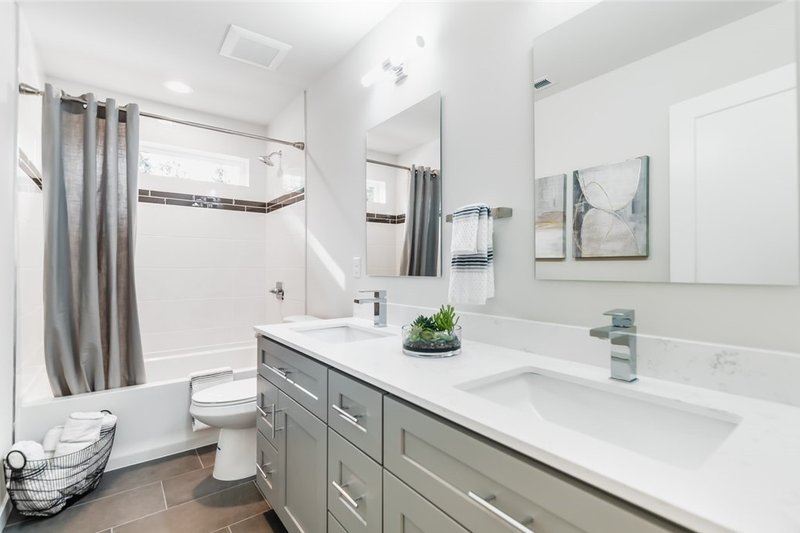 Architectural House Design - Interior - Master Bathroom 2 for Contemporary House Plan #1066-88 - 4 bed, 2.5 bath
