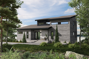 Modern Style House Plan - 5 Beds 3 Baths 2814 Sq/Ft Plan #25-4969 