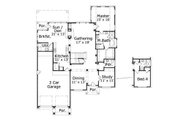 European Style House Plan - 4 Beds 2.5 Baths 2951 Sq/Ft Plan #411-366 