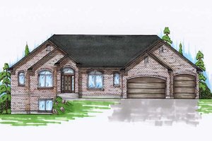 Traditional Exterior - Front Elevation Plan #5-267